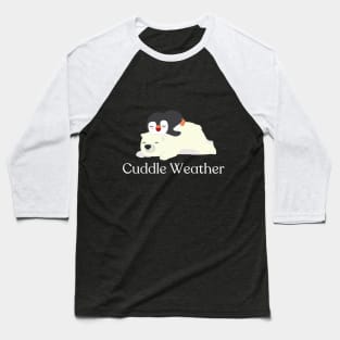 Cuddle Weather Polar Bear Baseball T-Shirt